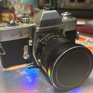 SR-T 101 Black and Silver Camera
